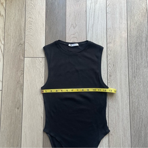 Zara Bodysuit Stylish Black One Piece - Picture 4 of 5